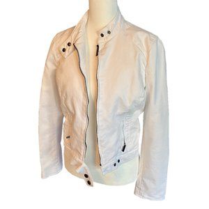 Calvin Klein Cotton Blend Moto Jacket